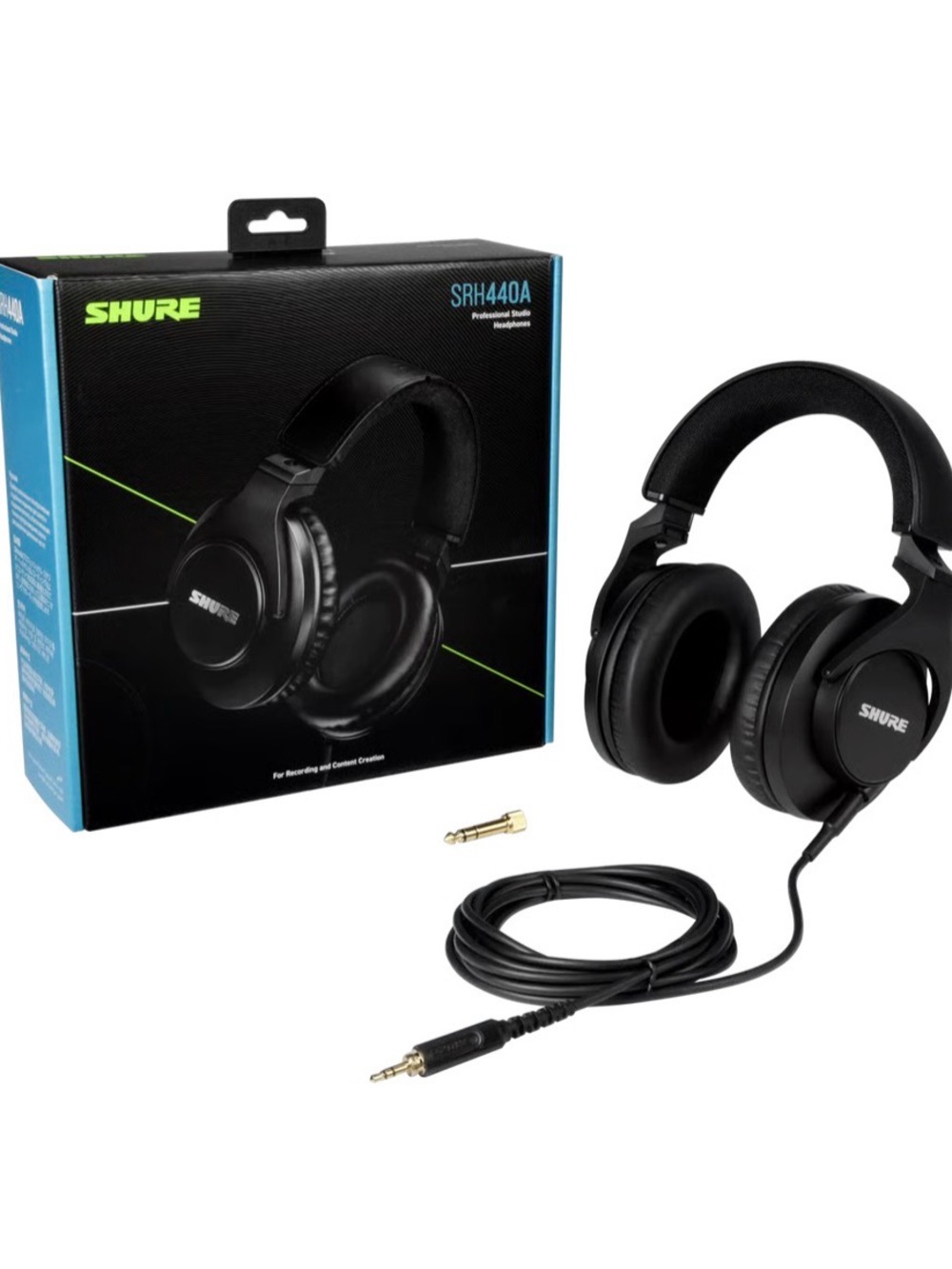 Shure SRH440A Over-Ear Headphones — Black
